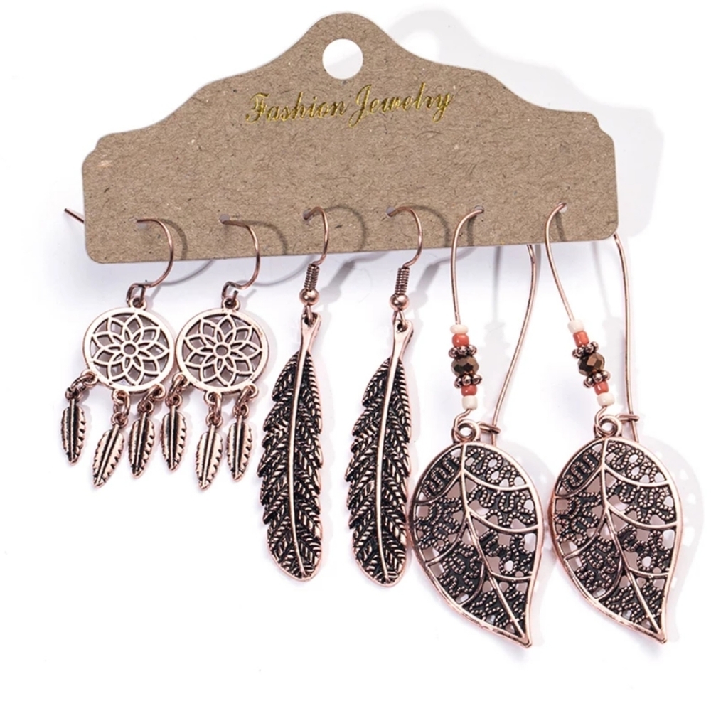 Boho Rose Golden 3pcs Set